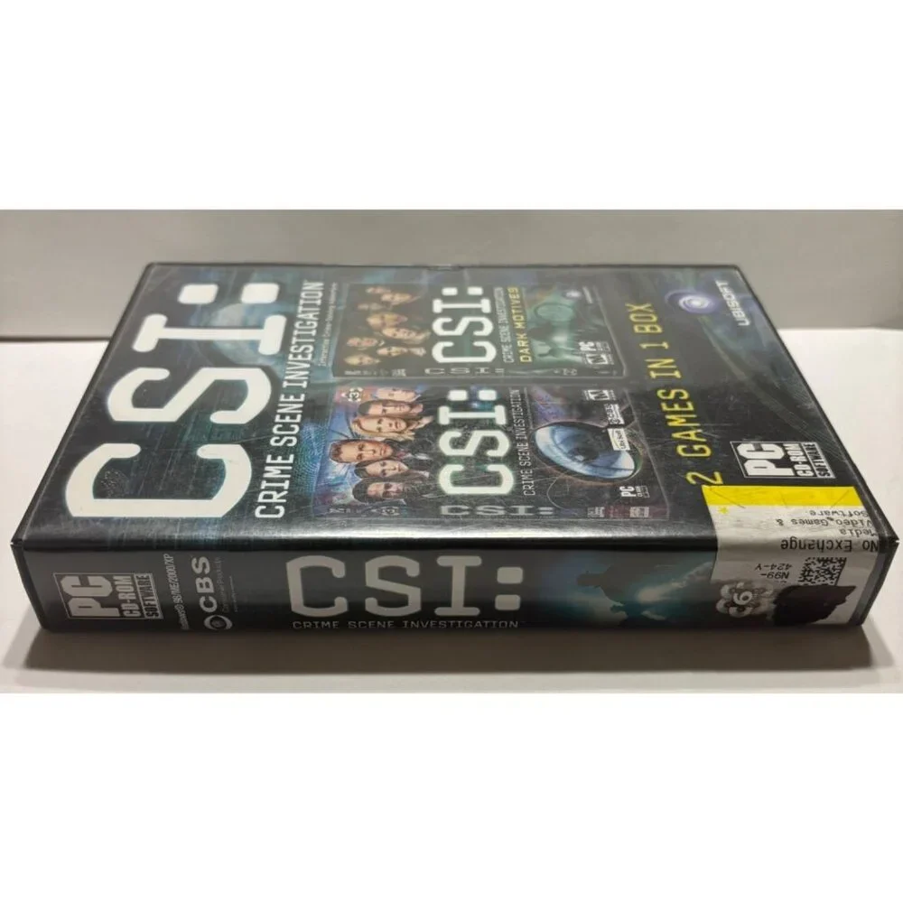 CSI: Crime Scene Investigation 2 Game Set PC CD-ROM Ubisoft Interactive Adventur